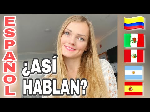 CHICA UCRANIANA HABLA DE DIFERENTES ACENTOS DEL ESPAÑOL ? No te pierdas el acento chileno ?