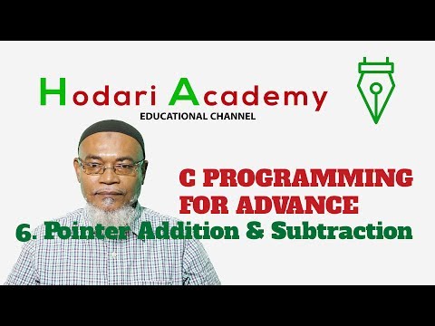 C Programming for Advanced - 6. Pointer Addition & Subtraction
