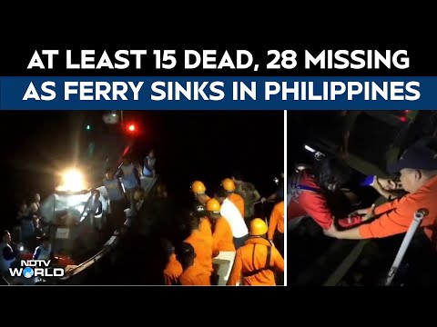 Philippines News | 18 Dead, 28 Still Missing After Ferry Sinks Off Basilan Province In Philippines
