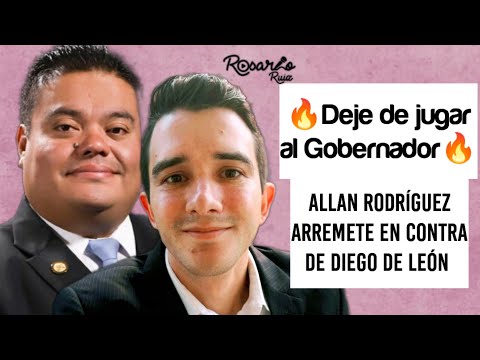 Diputado Allan Rodríguez le pide al Gobernador Diego De León que deje de jugar y se ponga a trabajar