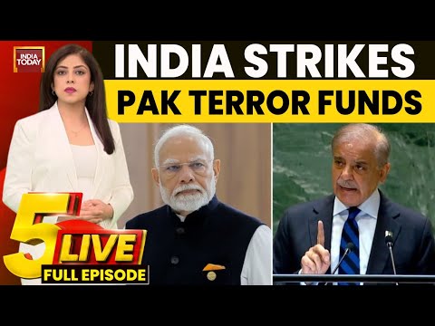 5ive Live with Sneha Mordani LIVE: India's Financial Strike on Pakistan to Throttle Terror Funding