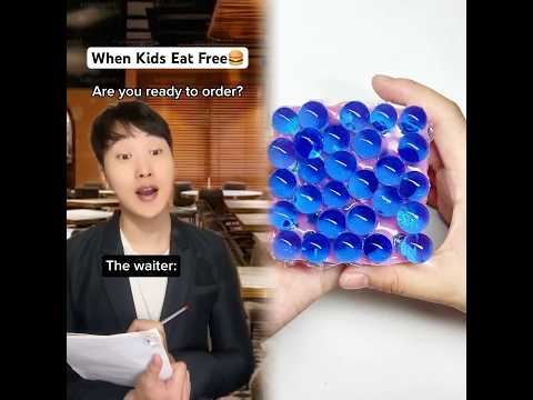 When Kids Eat Free✨ #funny #