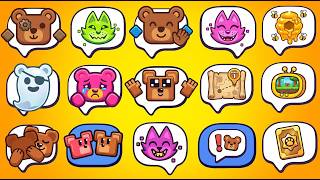 All SECRET Chests With Emotes & Skins Super Bear Adventure Gameplay Wa