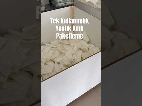 Tek kullanımlık yastık kılıfı paketleme