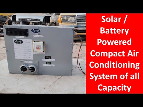 Solar Powered AC | Battery Powered AC | Low Cost AC | Low running cost AC | DC Air Condition unit