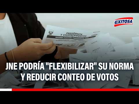 🔴🔵 JNE podría "flexibilizar" su norma y reducir el reconteo de votos en caso de empates técnicos