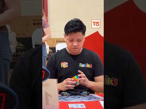 Max Park arma un cubo Rubik en 3 segundos y bate récord mundial
