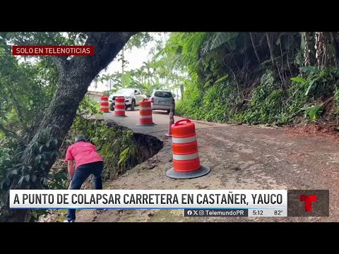 Peligroso derrumbe amenaza la seguridad de residentes de Yauco