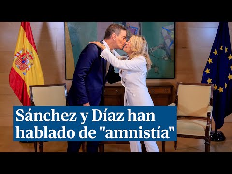 Sumar confirma que Sánchez y Díaz han hablado de amnistía