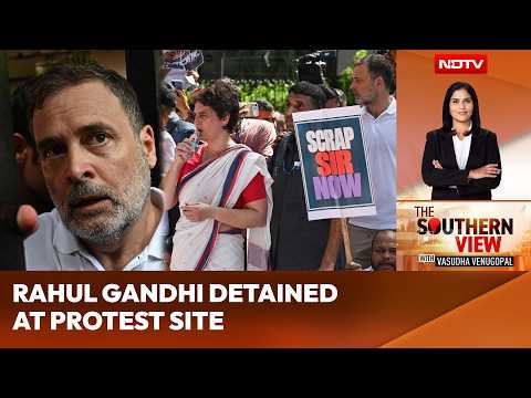 Rahul Gandhi Detained | NDTV Reports From Congress Protest Against CEC Gyanesh Kumar