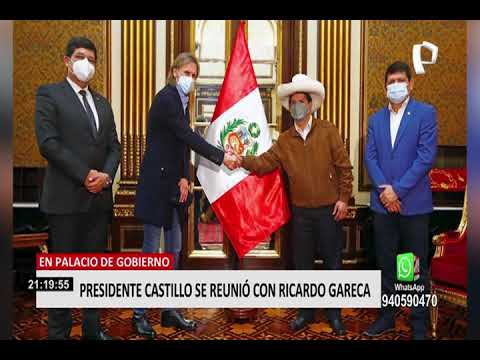 Presidente Pedro Castillo se reunió con Ricardo Gareca