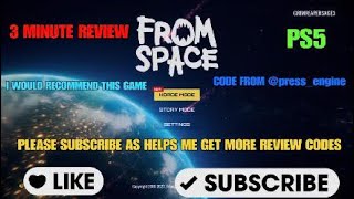 Vido-Test : From Space 3 Minute Review