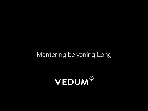 Vedum Kök & Bad - Montering belysning Long