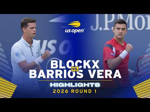 Alexander Blockx vs. Tomas Barrios Vera Highlights | 2026 US Open Round 1