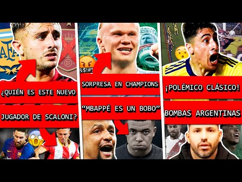 ARGENTINA llamó a un ESPAÑOL rival de MESSI+ BOMBAS en CHAMPIONS+ MBAPPÉ es BOBO+ BOCA vs CASLA