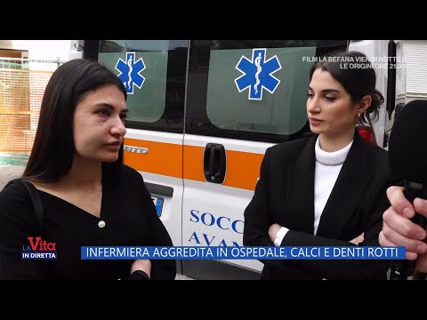 Infermiera aggredita in ospedale, calci e denti rotti - La vita in diretta 05/01/2024