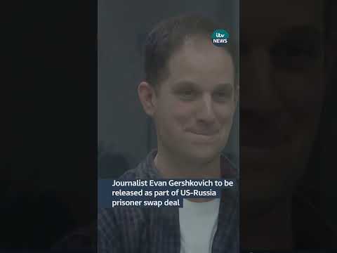 Journalist Evan Gershkovich to be released as part of US-Russia prisoner swap deal | ITV News