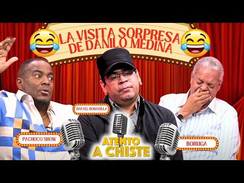 DANILO MEDINA VISITA A BORUGA Y PACHUCO "CASI LOS MATA DE LA RISA" 😂 - #AtentoAChiste