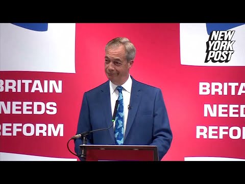 Trump ally Nigel Farage makes an about-face and says he will run in the UK election