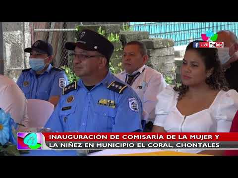 Policía Nacional de Nicaragua inaugura Comisaría de la Mujer en el municipio de El Coral