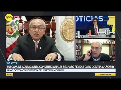 Gino Costa a Carlos Pérez: “se están prestando al juego de Fuerza Popular”