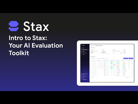 Evaluate your AI with Stax
