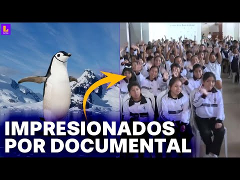 Las novedades del documental La Antártida: Así reaccionaron los escolares  al verlo