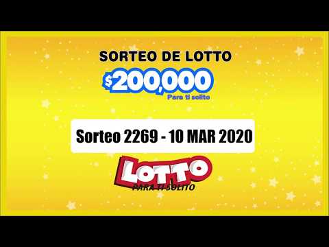 Sorteo Lotto 2269 10-MAR-2020