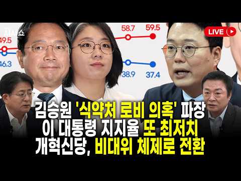 김철근 박원석 "파병, 이렇게 본다", 가열되는 김승원 용혜인 논란, 이 대통령 지지율 또 최저치, 비대위로 가는 개혁신당
