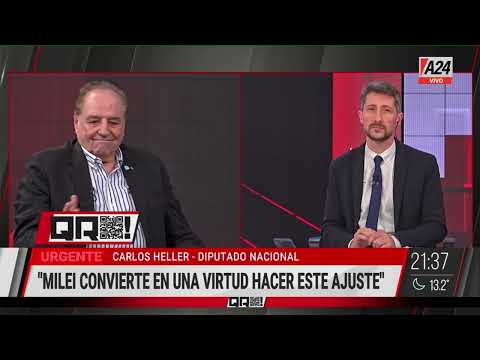 Carlos Heller, diputado nacional: Milei convierte en una virtud hacer este ajuste