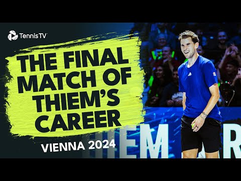 Dominic Thiem's Final Match On The ATP Tour | Vienna 2024 Highlights