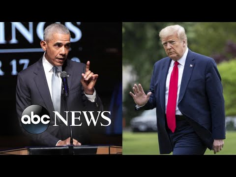 Trump fires back at Obama after implied dig in commencement address l ABC News