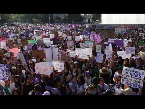 Autoridades reportan 90 mil participantes en marcha del 8M en la CDMX; se realizó de manera pacífica