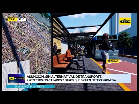 Asunción, sin alternativas de transporte