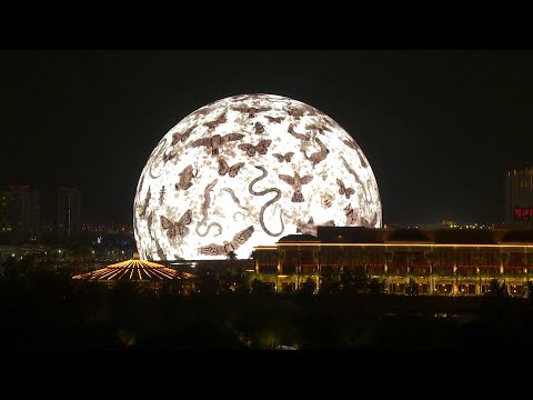 Las Vegas' newest concert venue, the Sphere, opens