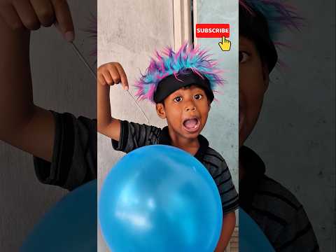 Surprise Ballon and Cat😻 #balloon #balon #kucing #cat #shorts #funny