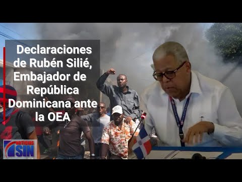 Declaraciones de Rubén Silié, Embajador de  República Dominicana ante la OEA