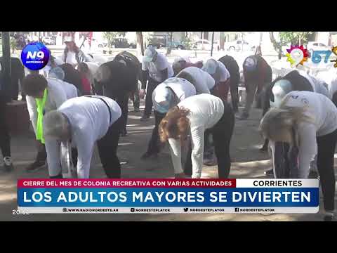 LOS ADULTOS MAYORES SE DIVIERTEN  - NOTICIERO 9 -