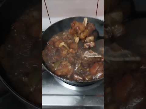 🫕Satisfying Cooking Pork Humba #trending #shortvideo #asmr #asmrcooking #pork #humba #shorts