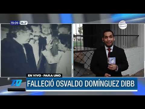 Falleció Osvaldo Domínguez Dibb
