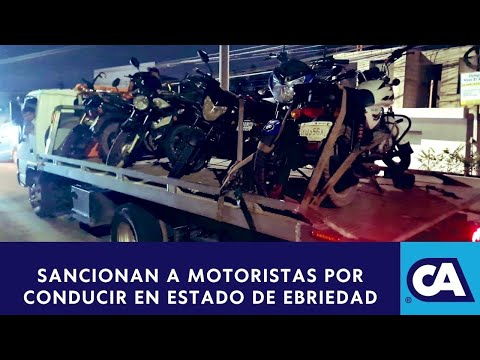 Multan a motoristas por conducir en estado de ebriedad en Villa Nueva