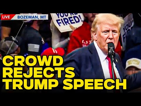 Crowd Struggles To Stay Awake During Low Energy Trump Rally