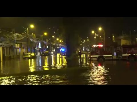 Torrenciales lluvias provocaron inundaciones en Ibarra