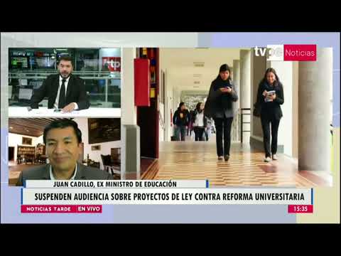 Noticias Tarde | Juan Cadillo, exministro de Educación