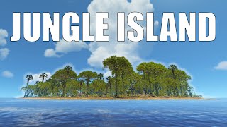 YouTube thumbnail for Spoonkid's video titled 'i lived on a jungle island for a rust wipe and this is what happened'