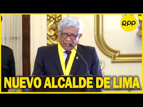 Nuevo Alcalde de Lima: Miguel Romero Sotelo juramenta en reemplazo de Jorge Muñoz