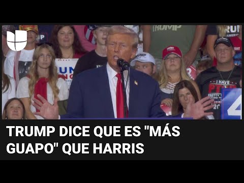 Trump asegura que es más guapo que Kamala Harris: Republicanos le piden hablar más de política