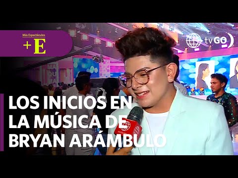 Bryan Arámbulo recuerda sus inicios en la música | Más Espectáculos (HOY)