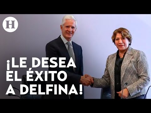 Alfredo del Mazo elogia a AMLO y a Delfina Gómez en su 6° Informe de Gobierno