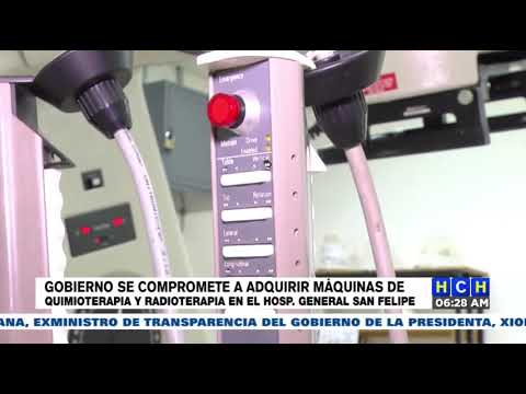 Gobierno se compromete a comprar máquinas de cobalto, para pacientes del San Felipe